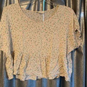 Very cute Hippie Rose babydoll top (crop)